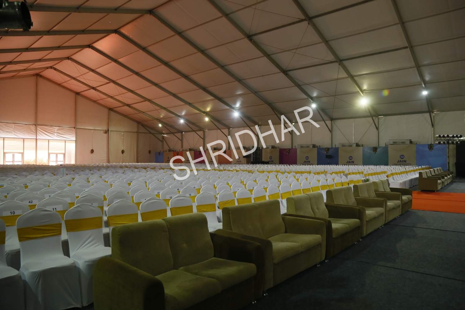 double seater twoseater leather sofas for rent for hire in bangalore shridhar tent house