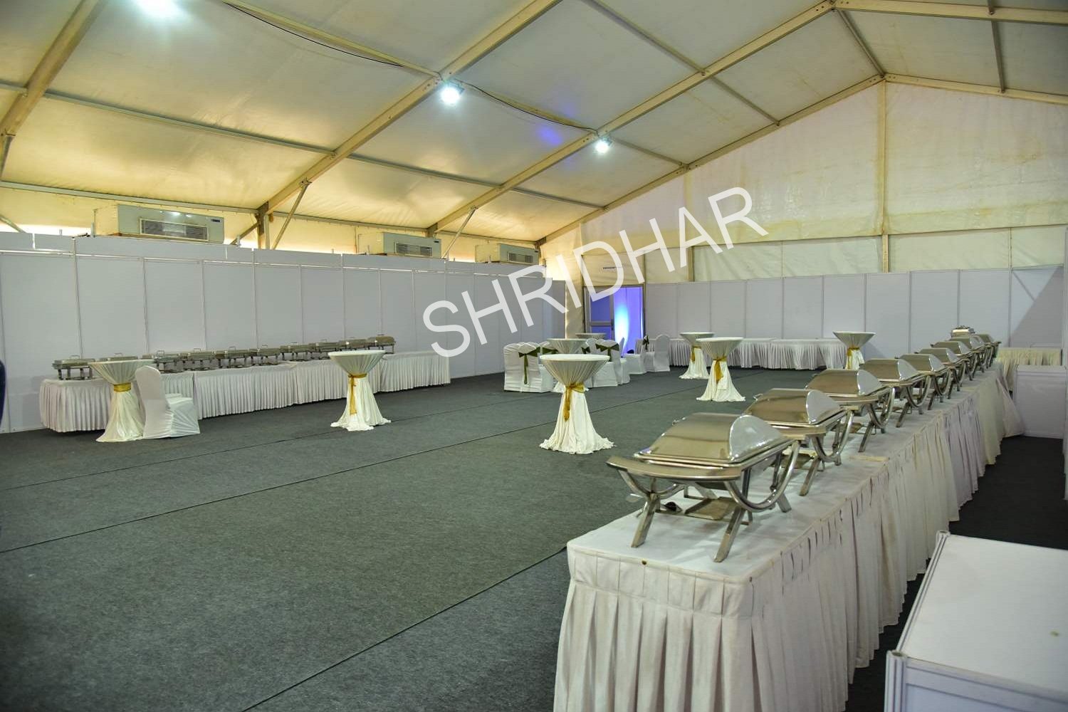 long tables with or without cloth covers for rent in bangalore shridhar tent house