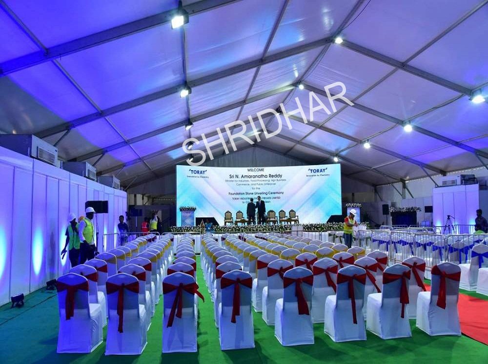 tent house dealer supplier in bangalore for conferences tradeshows shridhar tent house