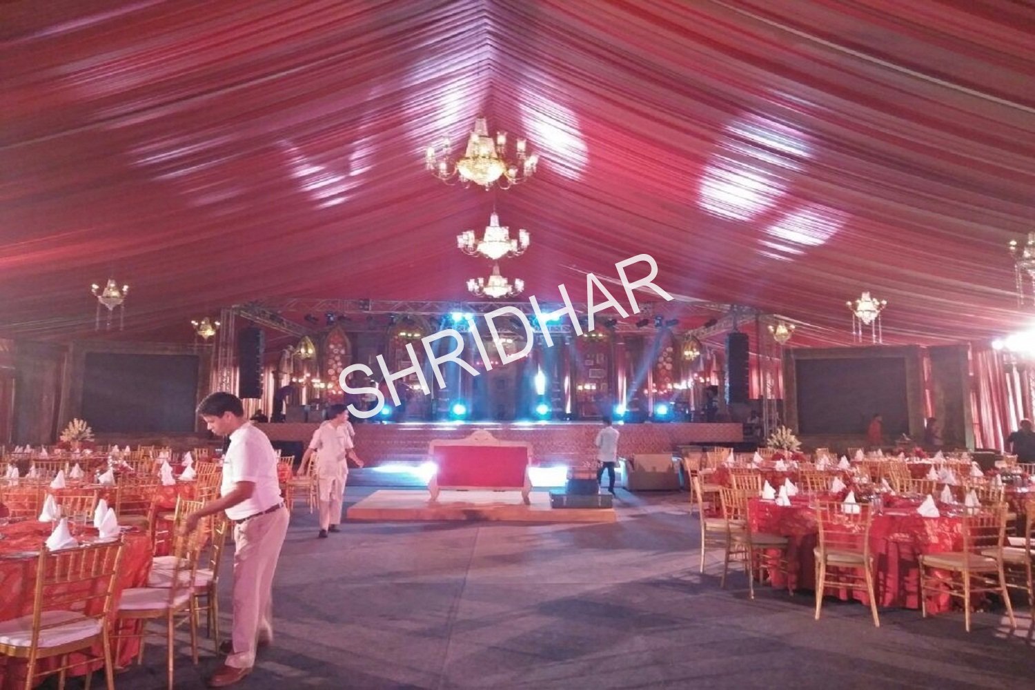shamiyanas canopies tables chairs wedding chairs wooden stage for rent in bangalore shridhar tent house