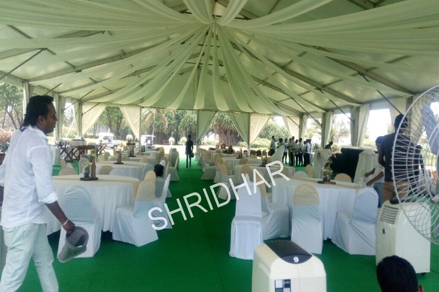 tents tables chairs carpets fans air coolers acs for rent for weddings in bangalore shridhar tent house
